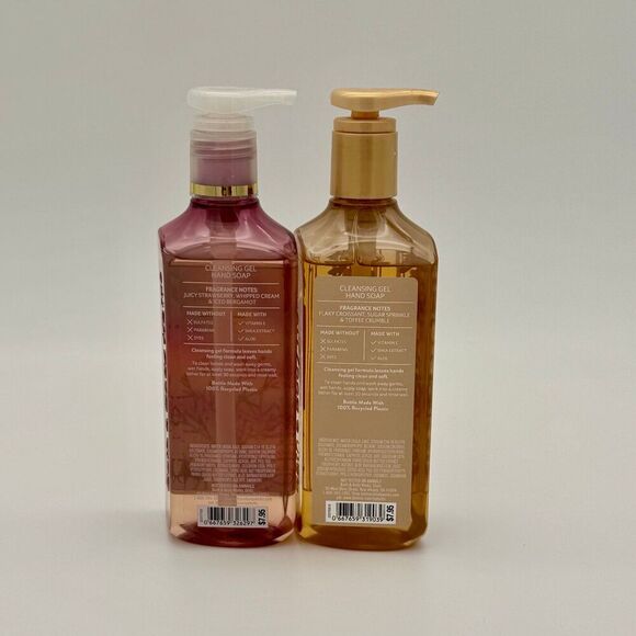 Bath & Body Works Winter Hand Soaps Strawberry Snowflakes Baking Spirits Bright - Picture 4 of 6